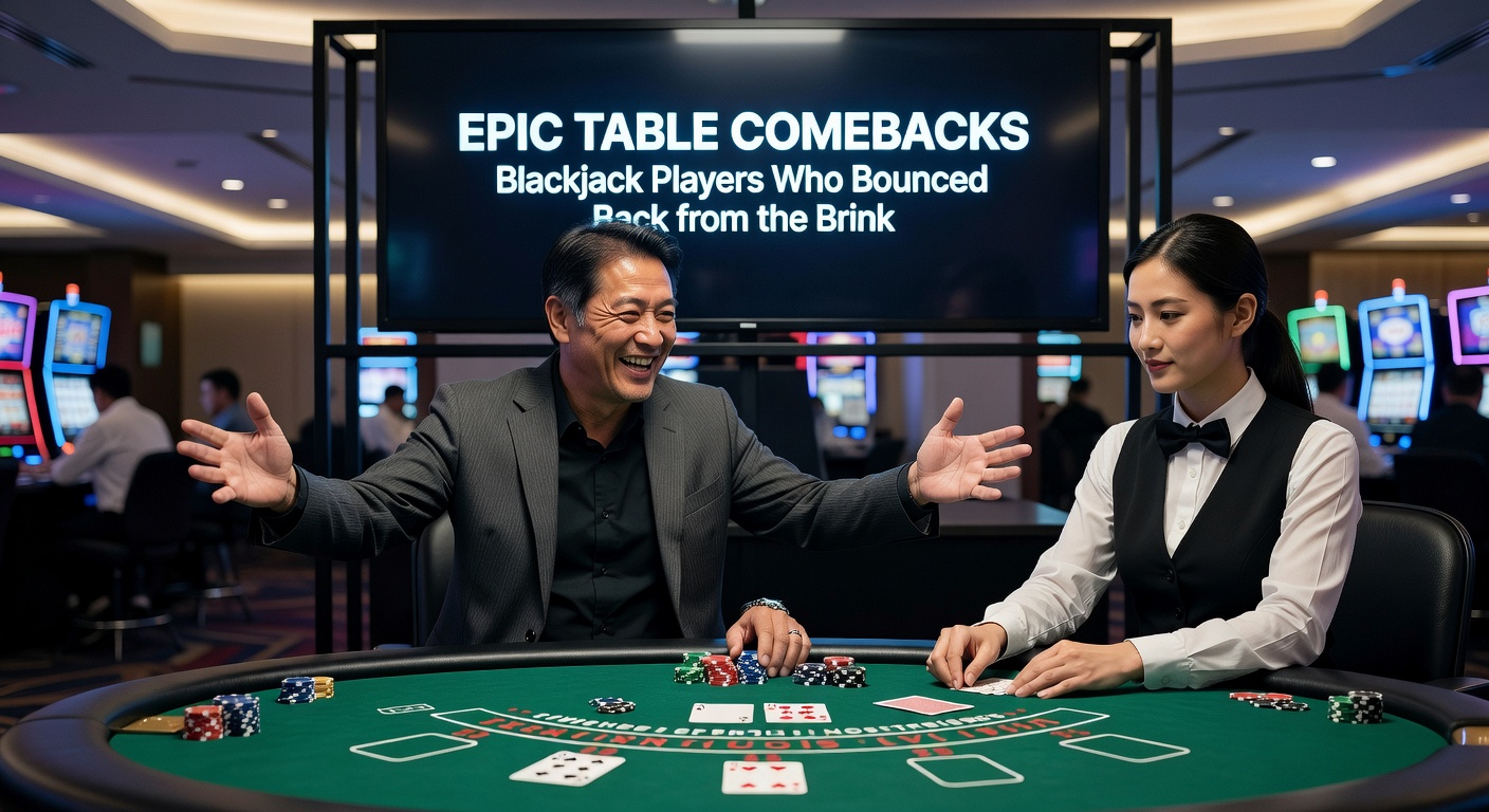 Archie Karas at a blackjack table, surrounded by towering chip stacks, embodying the raw intensity of a multimillion-dollar comeback