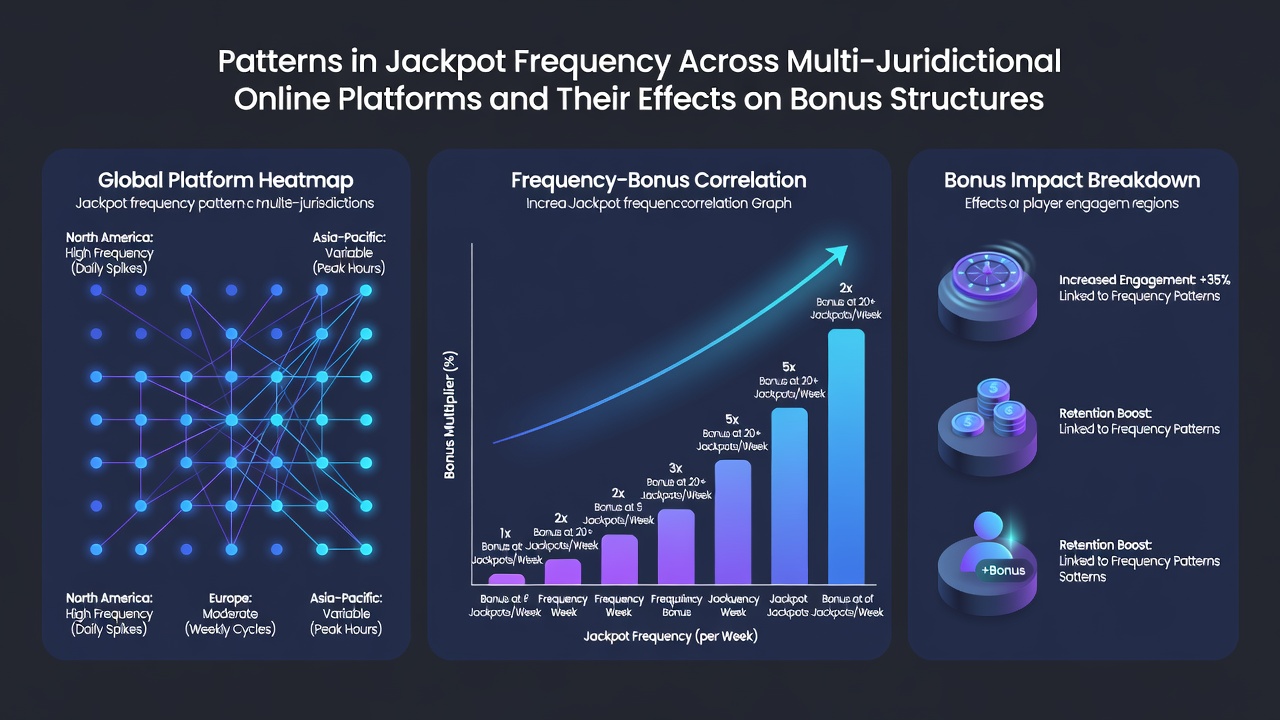 Player engagement chart illustrating bonus utilization linked to jackpot timing in online casinos