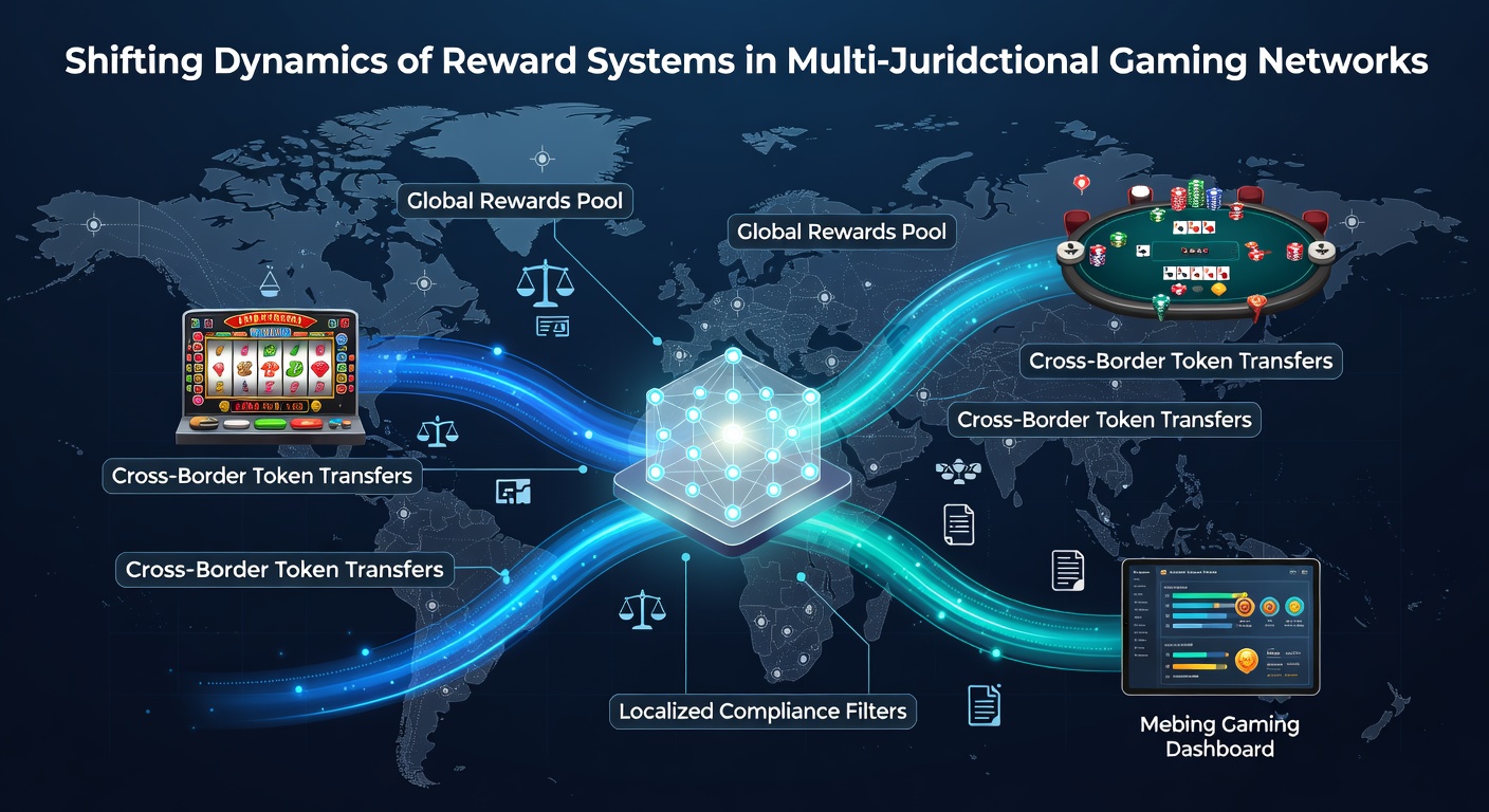 Detailed view of a digital dashboard displaying loyalty tiers, bonus allocations, and compliance checks for gaming networks spanning several jurisdictions